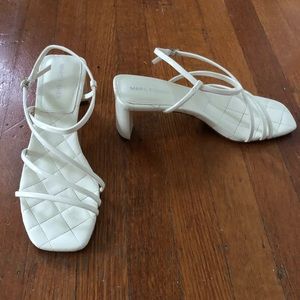 Marc Fisher Hamora Sandal 8 Ivory